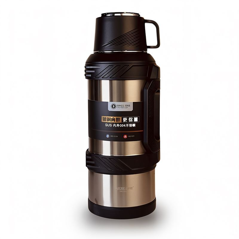 غول فلاسک سیلور 3600 میل YATAI YATAI 3600ml Giant Vacuum Flask – Silver Insulated Thermal Bottle
