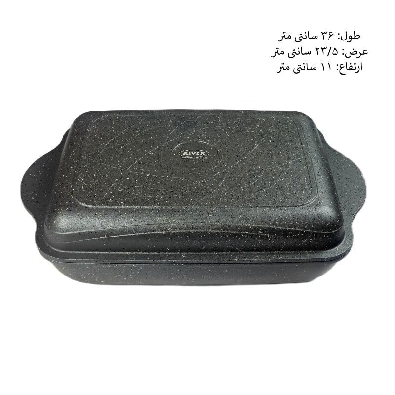 سرویس قابلمه 14 پارچه دو رو گرانیت خاکستری کد 3781 گلدن هاوس GOLDEN HOUSE 