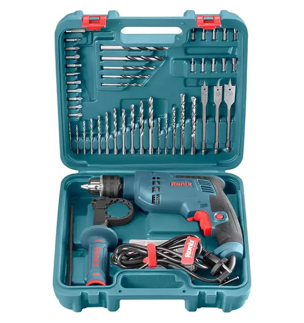 کیت دریل چکشی750 وات 52 پارچه مدل RS-0006 رونیکس RONIX 1*M52