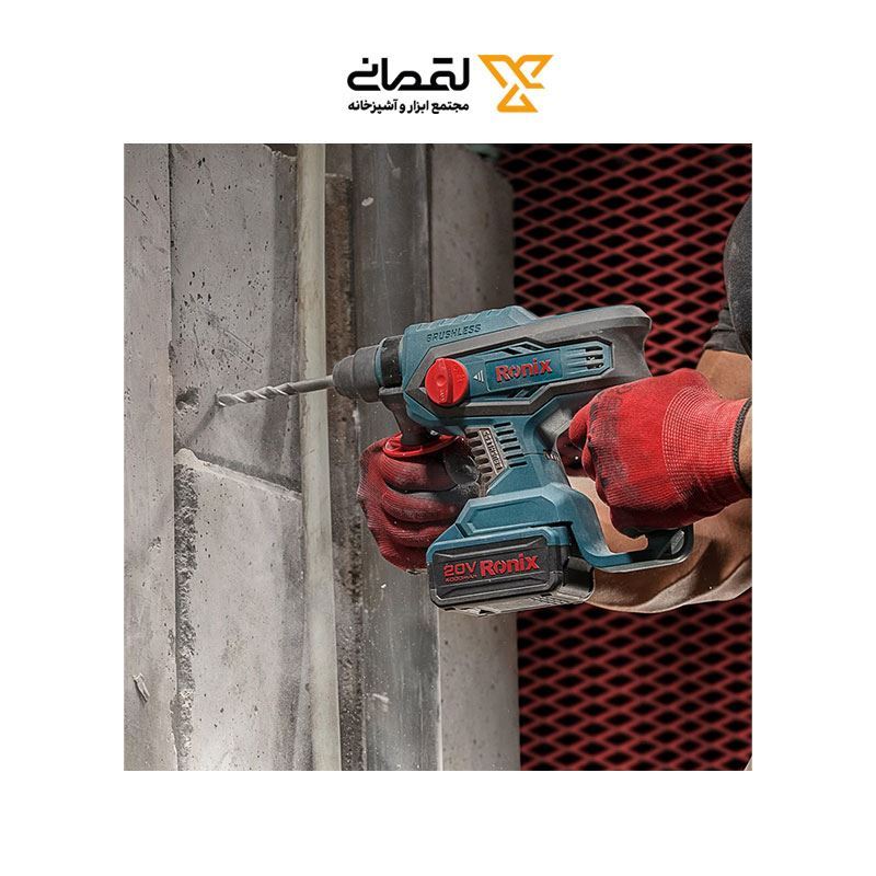 بتن کن شارژی براشلس 20 ولت مدل 8910 رونیکس RONIX 