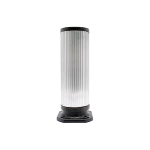 پایه کابینتی آلومینیومیی شیاردار 14 س.م مشکی کد BL21 باربد 1*رمپ