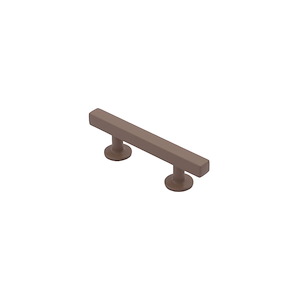 دستگیره کابینتی دو پیچ مدل PILLAR سایز 64 CARAMEL زئوس ZEUS 1*H82