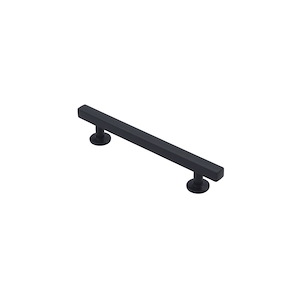 دستگیره کابینتی دو پیچ مدل PILLAR سایز 128 DARK GRAY زئوس ZEUS 1*H82