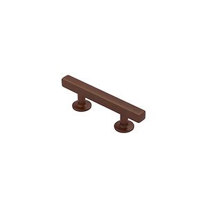 دستگیره کابینتی دو پیچ مدل PILLAR سایز 64 ROSE GOLD زئوس ZEUS 1*H82