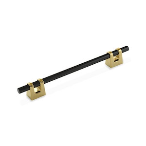 دستگیره کابینتی دو پیچ طلایی مشکی H2708-192G پرایم 1*B54