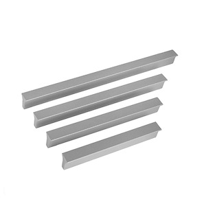 دستگیره کابینت طوسی مدل S180-450-V ساتیدا (S.A) SATIDA