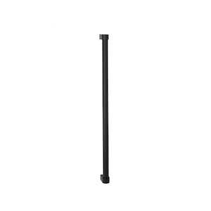دستگیره دو پیچ ورودی (حیاطی) مشکی مات 40 س.م پرایم مدل 5484L 1*F51