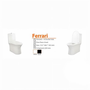 توالت فرنگی مدل Ferari سفید ورتا VERTA 12*12مریم
