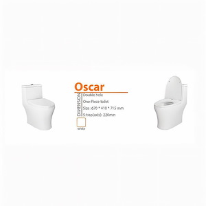 توالت فرنگی مدل OSCAR سفید ورتا VERTA 12*مریم4
