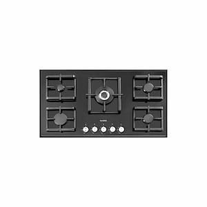 اجاق گاز 5 شعله شیشه ای مدل G542 ایلیا استیل ILIA STEEL 