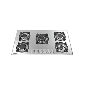 اجاق گاز استیل 5 شعله AVIRA 86*50 آکو ACO فرشته9*12