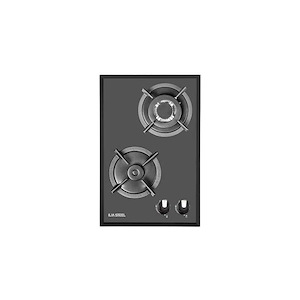 اجاق گاز شیشه ای 2 شعله مدل G201 ایلیا استیل ILIA STEEL نسترن4*12