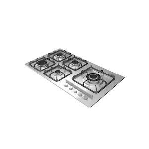 اجاق گاز 5 شعله استیل پلوپز کنار مدل S519 دیموند DEEMUND فرشته14*12