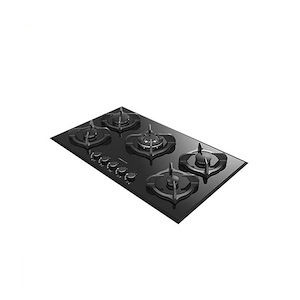 اجاق گاز 5 شعله شیشه ای مدل G554 دیموند DEEMUND فرشته9*12