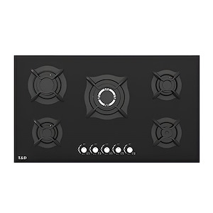 اجاق گاز 5 شعله مدل TD146E تی اند دی T&D گلستان4*12