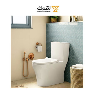 توالت فرنگی مدل کانسپت سفید ساده درجه یک چینی کرد 12*A26   مریم12*12