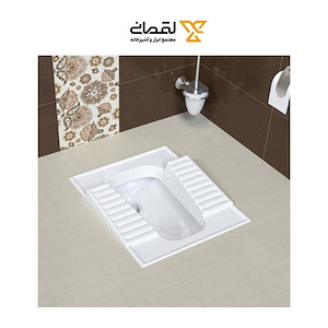 سنگ توالت تخت مدل لاندیس طبی 58 ریم بسته درجه یک چینی کرد نسترن5*12
