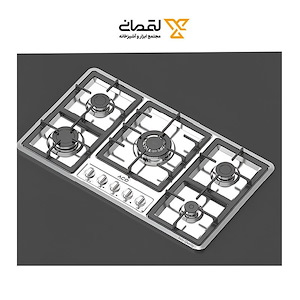 اجاق گاز استیل 5 شعله مدل AMITIS آکو ACO گلستان4*12
