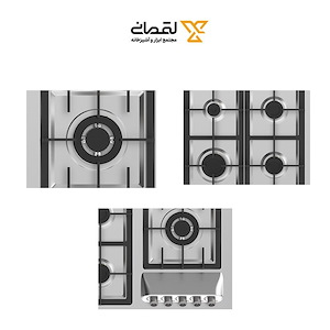 اجاق گاز استیل 5 شعله مدل TD112E تی اند دی T&D 
