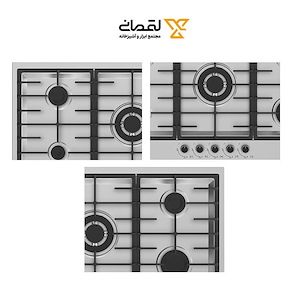 اجاق گاز استیل 5 شعله مدل TD136E تی اند دی T&D 