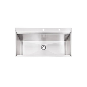 سینک ظرفشویی زیر صفحه ای مدل 6015 ایلیا استیل ILIA STEEL نسترن13*12
