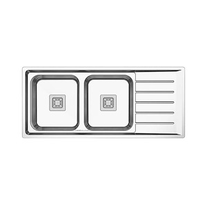 سینک ظرفشویی تو کار راست فانتزی 50*120 مدل 232 دیموند DEEMUND نسترن23*12