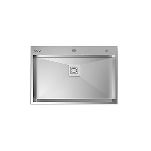 سینک ظرفشویی استیل 50*75 با جا مایع کد ST-05 آکو ACO نسترن14*12