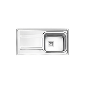 سینک ظرفشویی راست مدل 1082 ایلیا استیل ILIA STEEL نسترن16*12