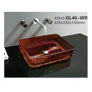 سنگ روشویی کهربا 105*330*455 مدل GL46-AM-PI مرآس MERASSE (به سفارش اروپا) لاله8.*12