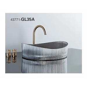 سنگ روشویی خاکستری140*375*500 مدل GL35-G-PI مرآس MERASSE (به سفارش اروپا) لاله8*12