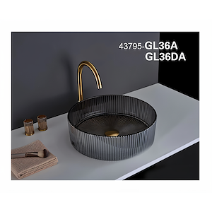 سنگ روشویی خاکستری 115*360*360 مدل GL36-G-PI مرآس MERASSE (به سفارش اروپا) لاله3*12