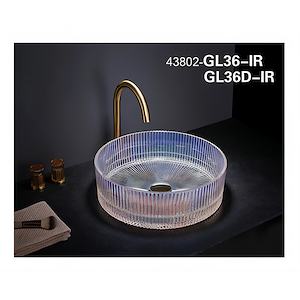 سنگ روشویی رنگین کمان 115*360*360 مدل GL36-IR-PI مرآس MERASSE (به سفارش اروپا) لاله3*12