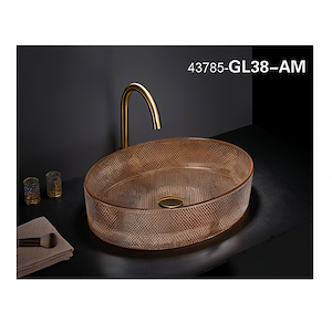 سنگ روشویی کهربا 120*375*500 مدل GL38-AM-PI مرآس MERASSE (به سفارش اروپا) لاله3*12