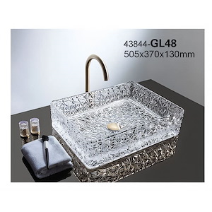 سنگ روشویی رنگین کمان 130*370*505 مدل GL48-IR-PI مرآس MERASSE (به سفارش اروپا) 12*لاله9