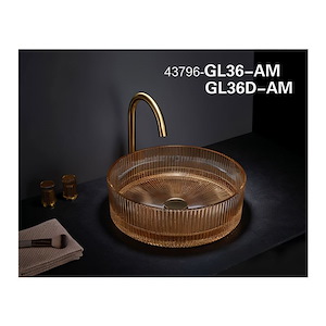 سنگ روشویی کهربا 115*360*360 مدل GL36-AM-PI مرآس MERASSE (به سفارش اروپا) لاله3*12