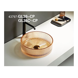 سنگ روشویی طلایی 115*360*360 مدل GL36-J-PI مرآس MERASSE (به سفارش اروپا) لاله3*12