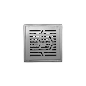 کفشور 10*10 س.م استیل مات کد SM405P سارانیک SARANIC 1*J83