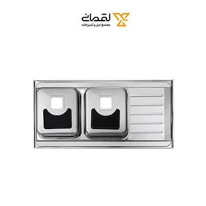 سینک ظرفشویی رو کار راست مدل 1060 ایلیا استیل ILIA STEEL نسترن16*12
