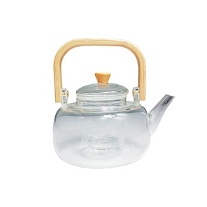 قوری پیرکس دسته چوبی کد 1019 گلدن هاوس GOLDEN HOUSE 