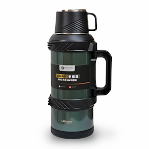 غول فلاسک سبز تیره 3200 میل YATAI YATAI 3200ml Giant Vacuum Flask – Dark Green Insulated Thermal Bottle