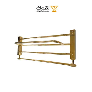 جا حوله دیواری طلایی آتریسا SKY کد 99408 1*H21