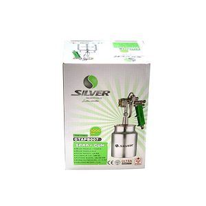 پیستوله رنگ کاسه زیر فلزی 2  سیلور کد GTAPB007 S.A 12*K16