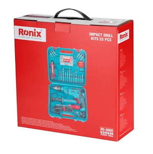 کیت دریل و متعلقات رونیکس 33 پارچه مدل RS0008 رونیکس RONIX 