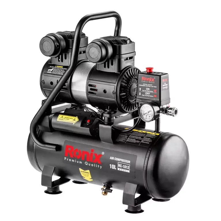 کمپرسور هوا 10 لیتری بی صدا  مدل RC-1012 رونیکس RONIX 