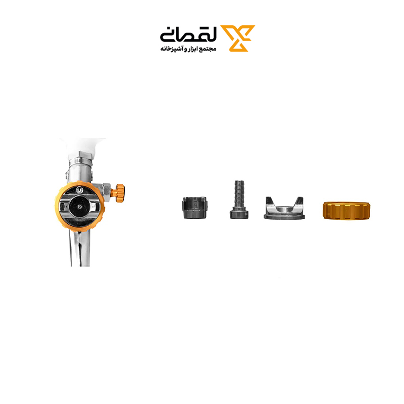 پیستوله بادی کاسه پلاستیکی 600 میل نازل 1/8 م.م مدل KSG-990 کنزاکس KENZAX 