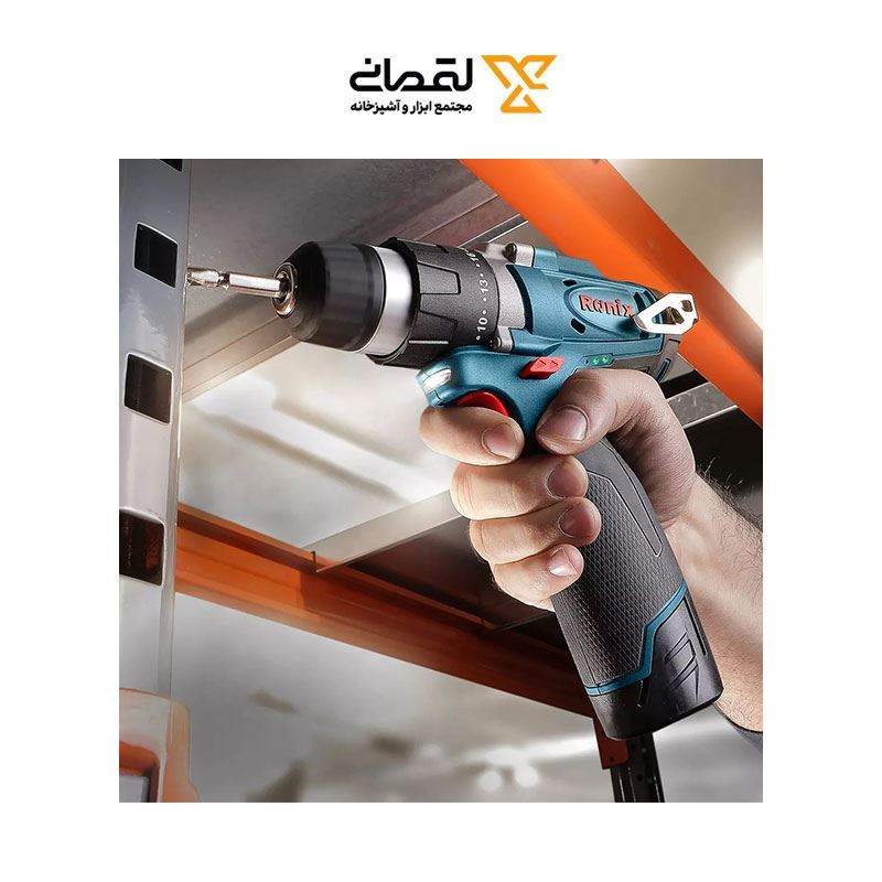 دریل شارژی 12ولت مدل 8812 رونیکس RONIX 1*M33