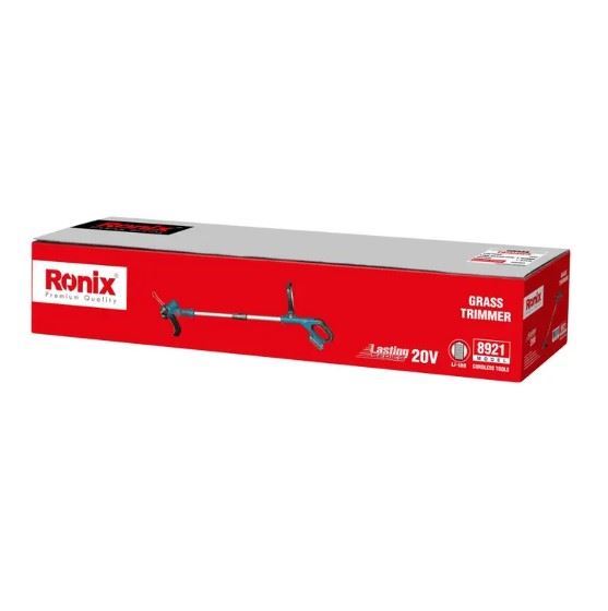 حاشیه زن شارژی 20 ولت موتور براش لس مدل 8921 رونیکس RONIX 1*R53