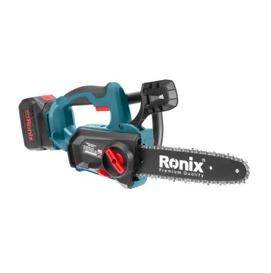 اره زنجیری شارژی براشلس 25 س.م 20  ولت مدل 8651 رونیکس RONIX 