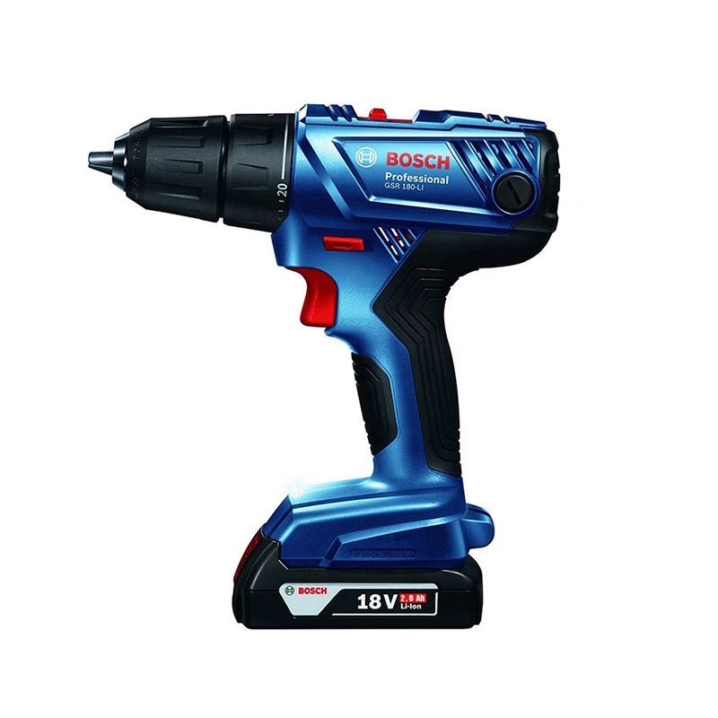 دریل پیچ گوشتی شارژی بوش  BOSCH مدل GSR 180-LI (به سفارش امارات) 1*M72