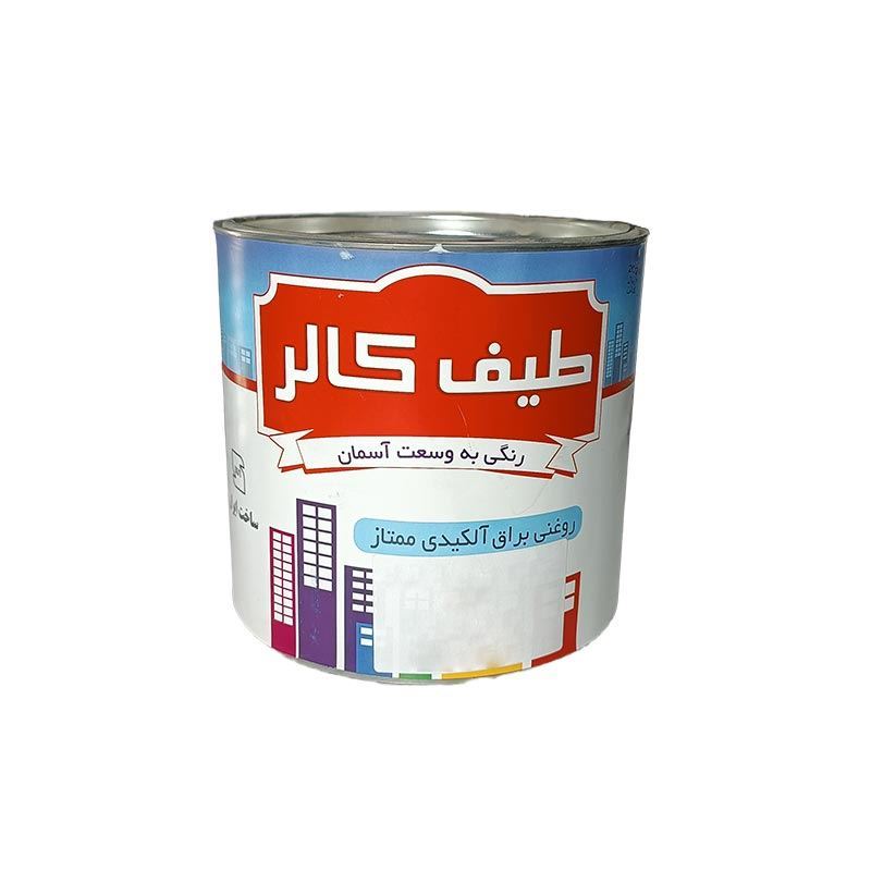 رنگ روغنی سفید گالن 4 کیلویی طیف کالر 1*S08/5      بهار2*12